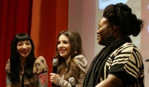 Gala Darling, Jessica Harlow and Angel Laws at Social Media Week NYC